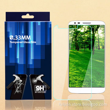 Factory price 9H premium tempered-glass screen protector for LG G2